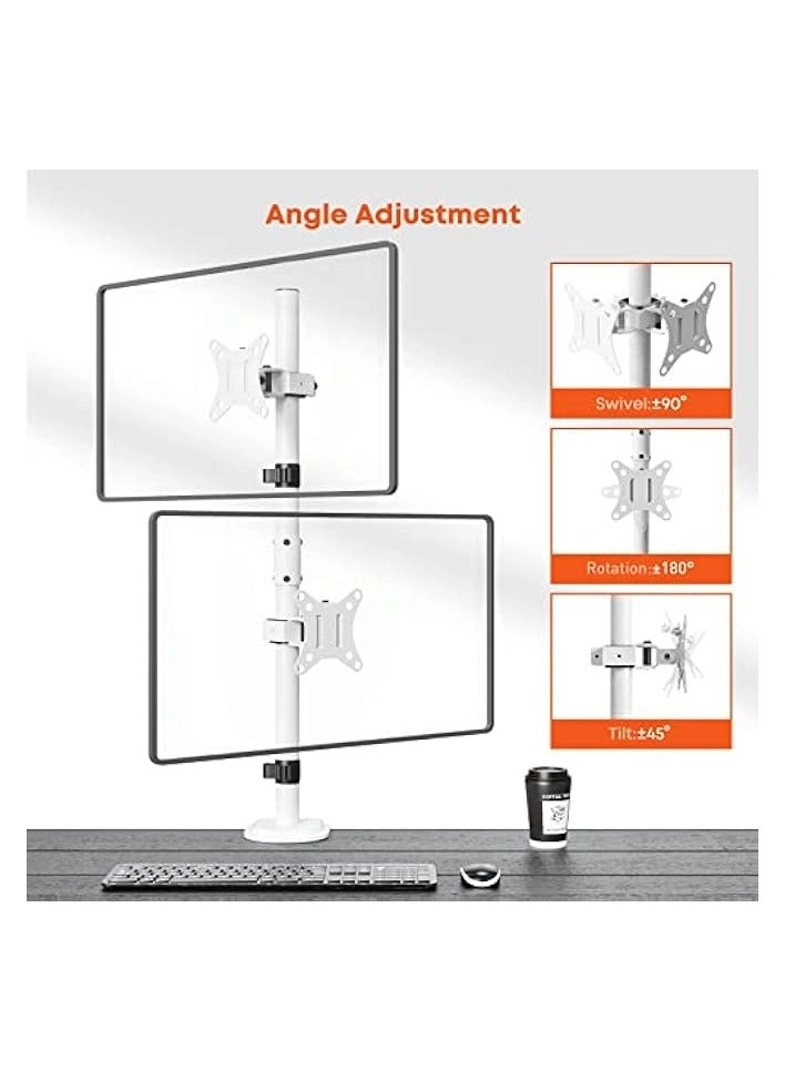 Dual Monitor Mount - 2 Monitors 32 inches 75mm or 100mm