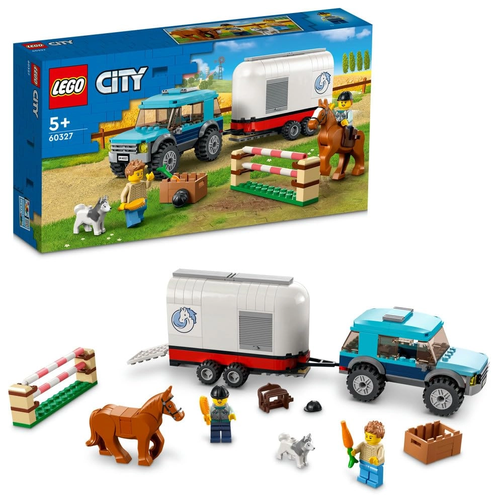 LEGO City Horse Transporter (60327) - with SUV and Horse Figure