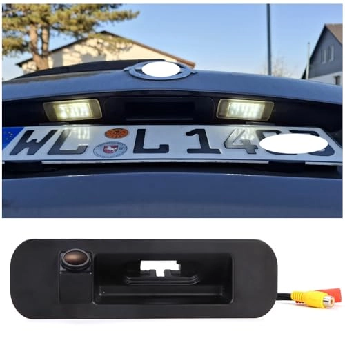 Car Boot Handle Reversing Camera - Night vision Wired 1280P