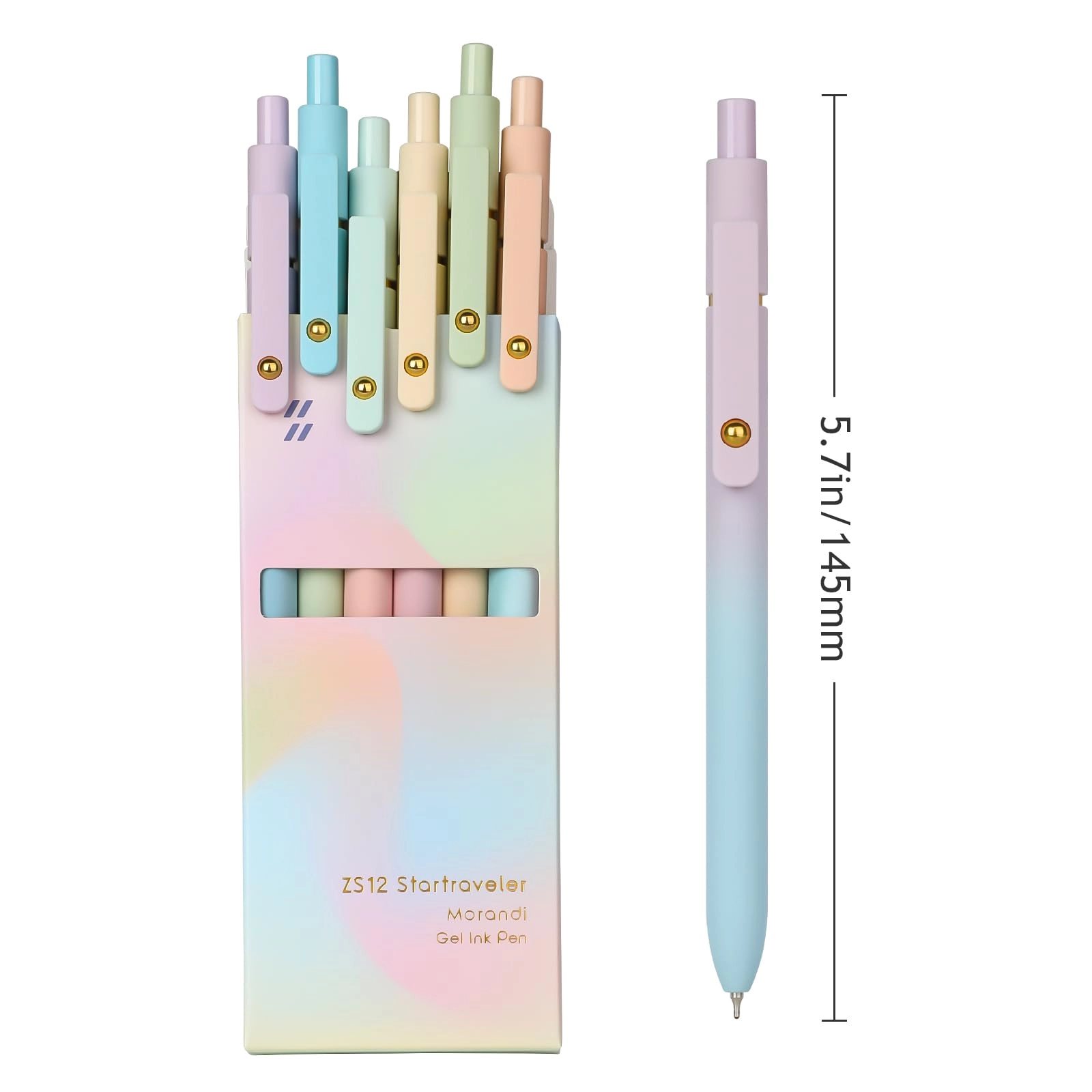 Gel Pens - 6pc 0.7mm
