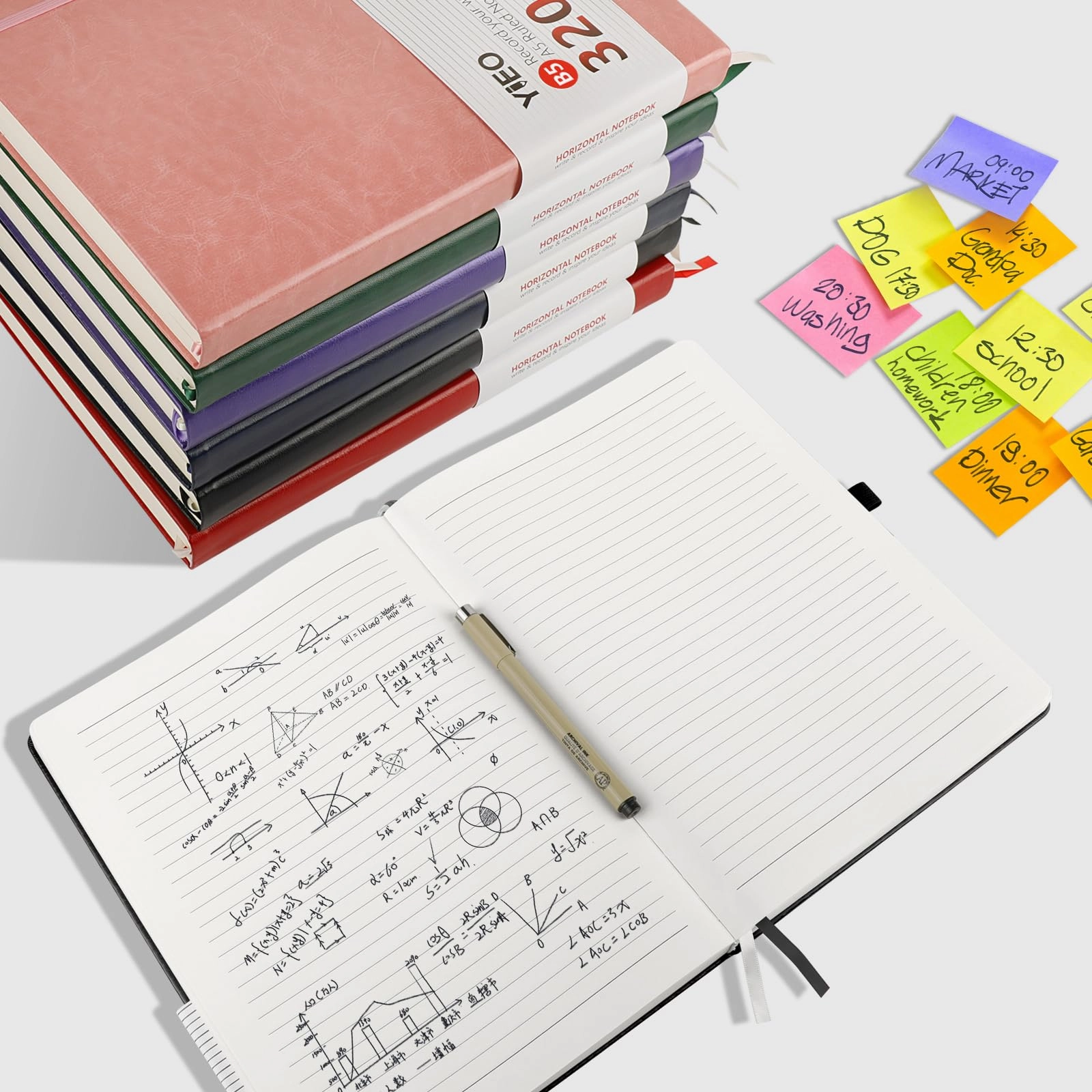 Notebook B5 Hardcover - Lined 320 Pages