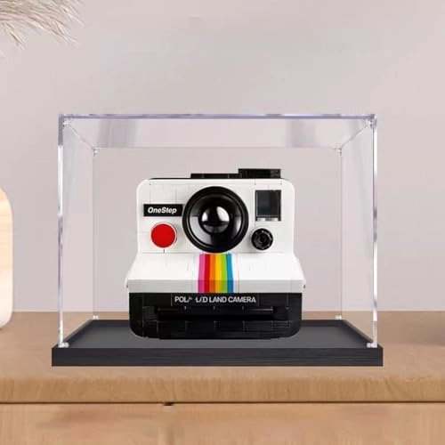 21345 Display Case - Acrylic Dustproof Black Base