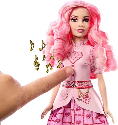 Bridget Young Queen of Hearts Doll - Singing bubbly-pink outfit Ages 4+