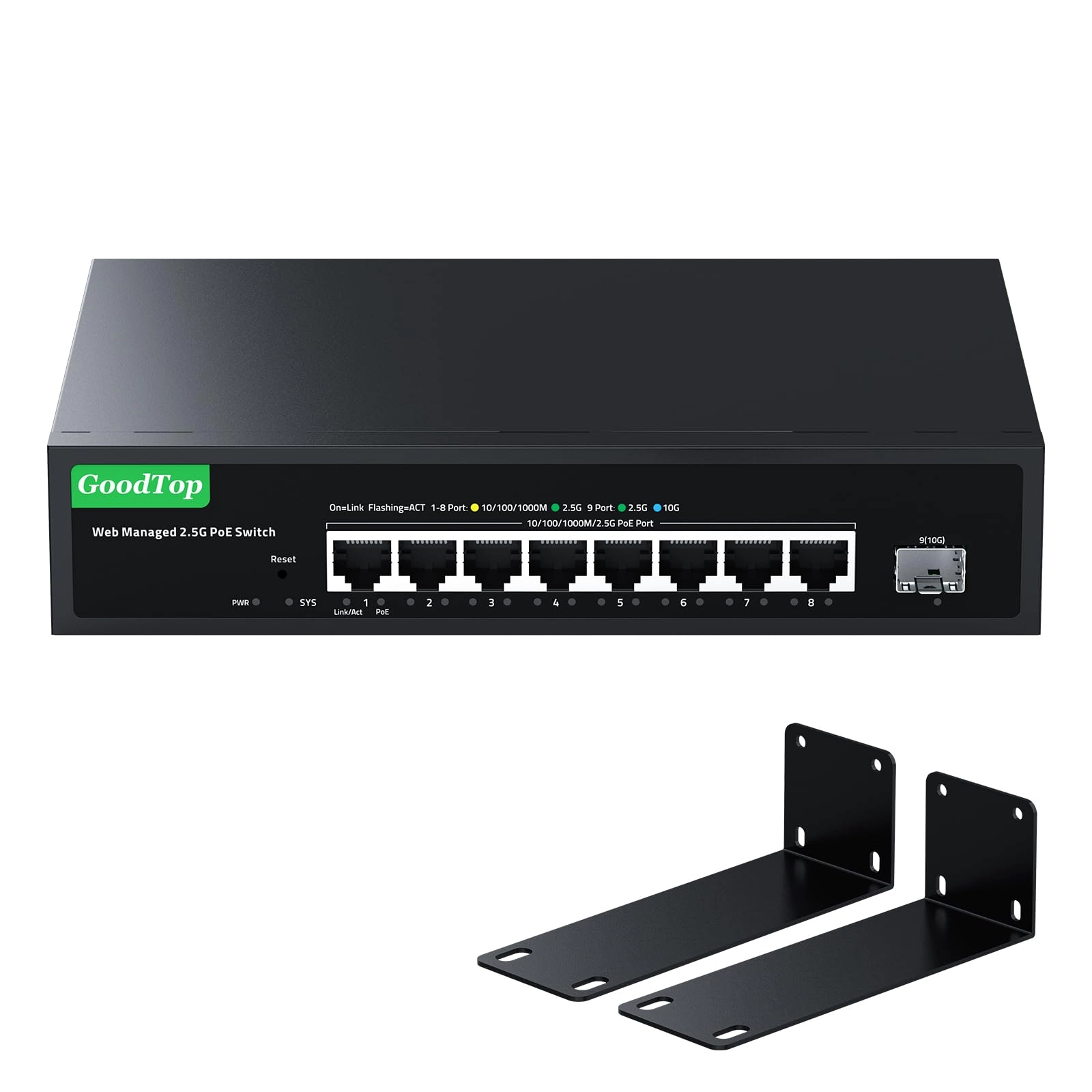 Shenzhen GuangyangTianji Communication Technology Co., Ltd. GT-AFGW-SWTG218ANS 8-ports