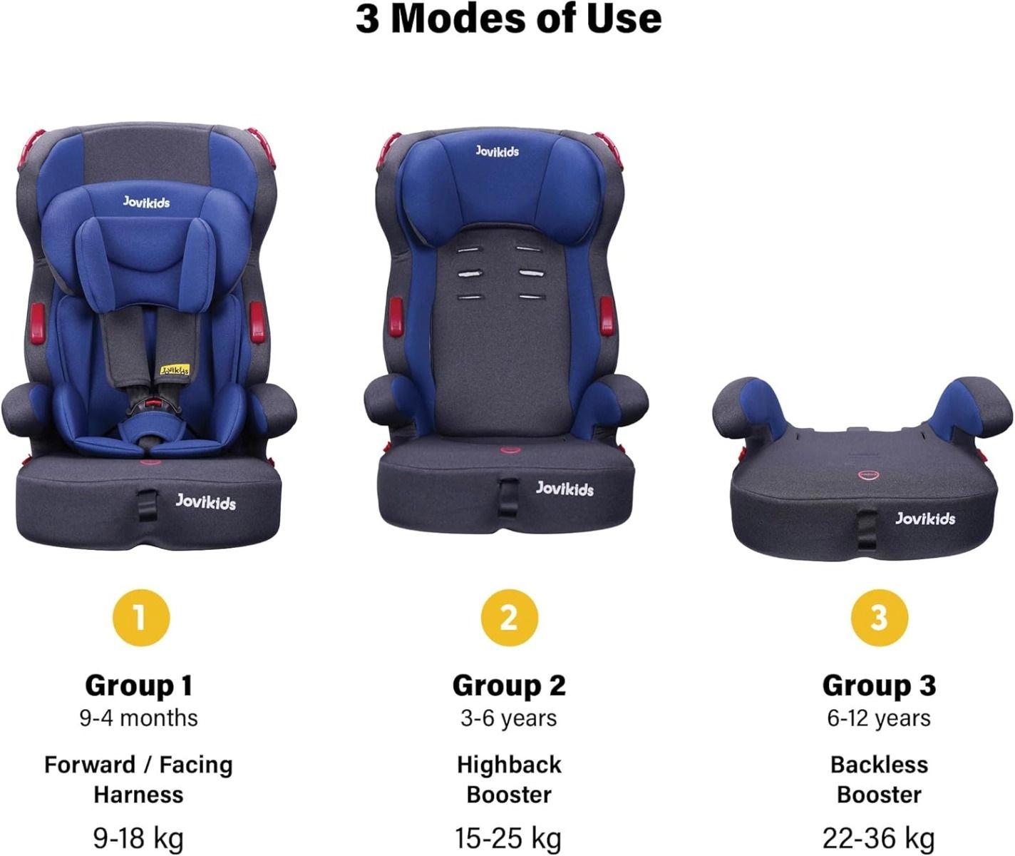 Tammy - 1/2/3 3-point seat belt