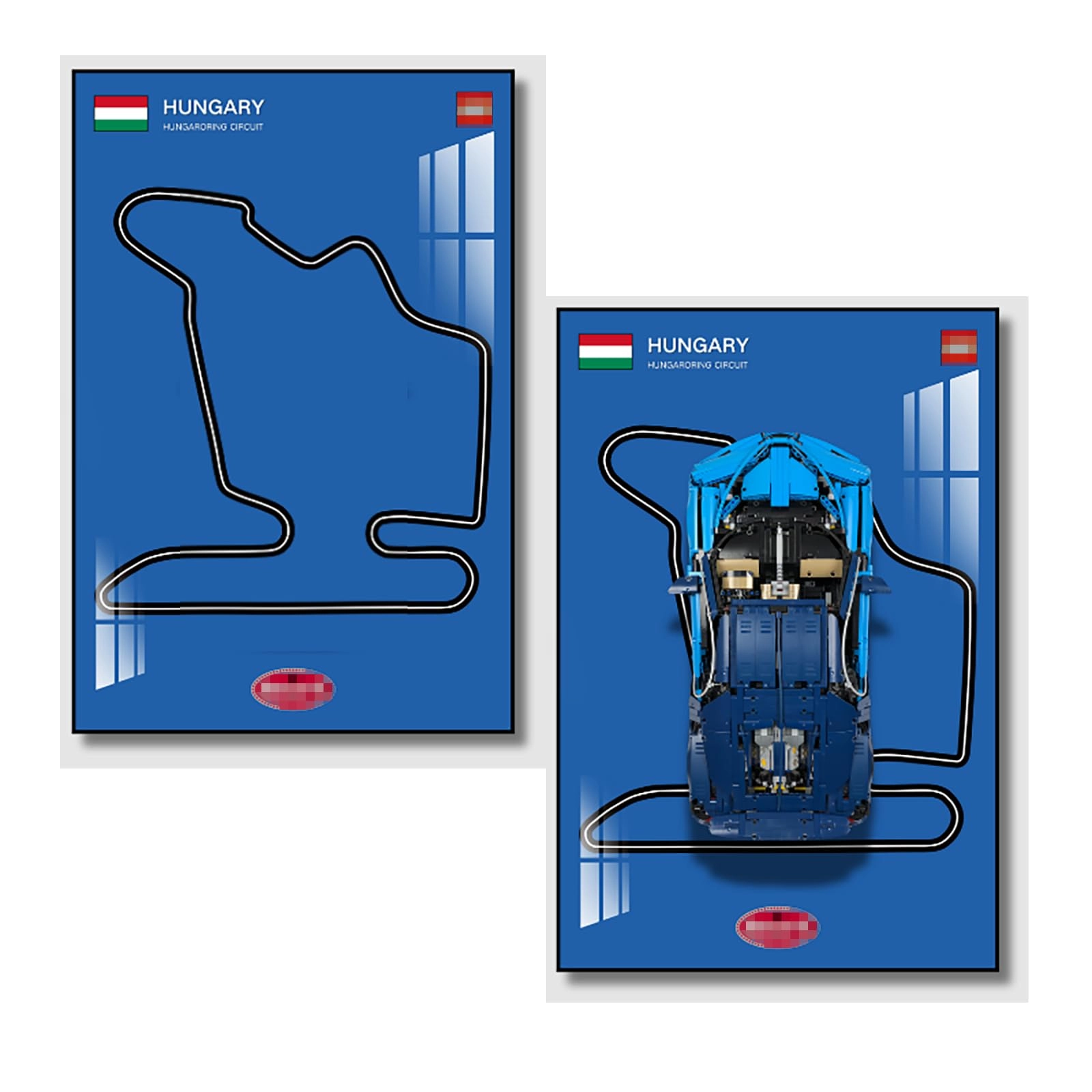 bodamaike Technic Bugatti Chiron Race Car (42083) - Lego