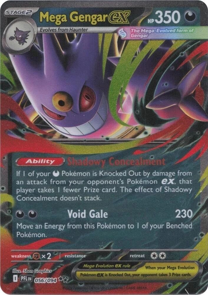 Pokémon Mega Gengar ex 056/094