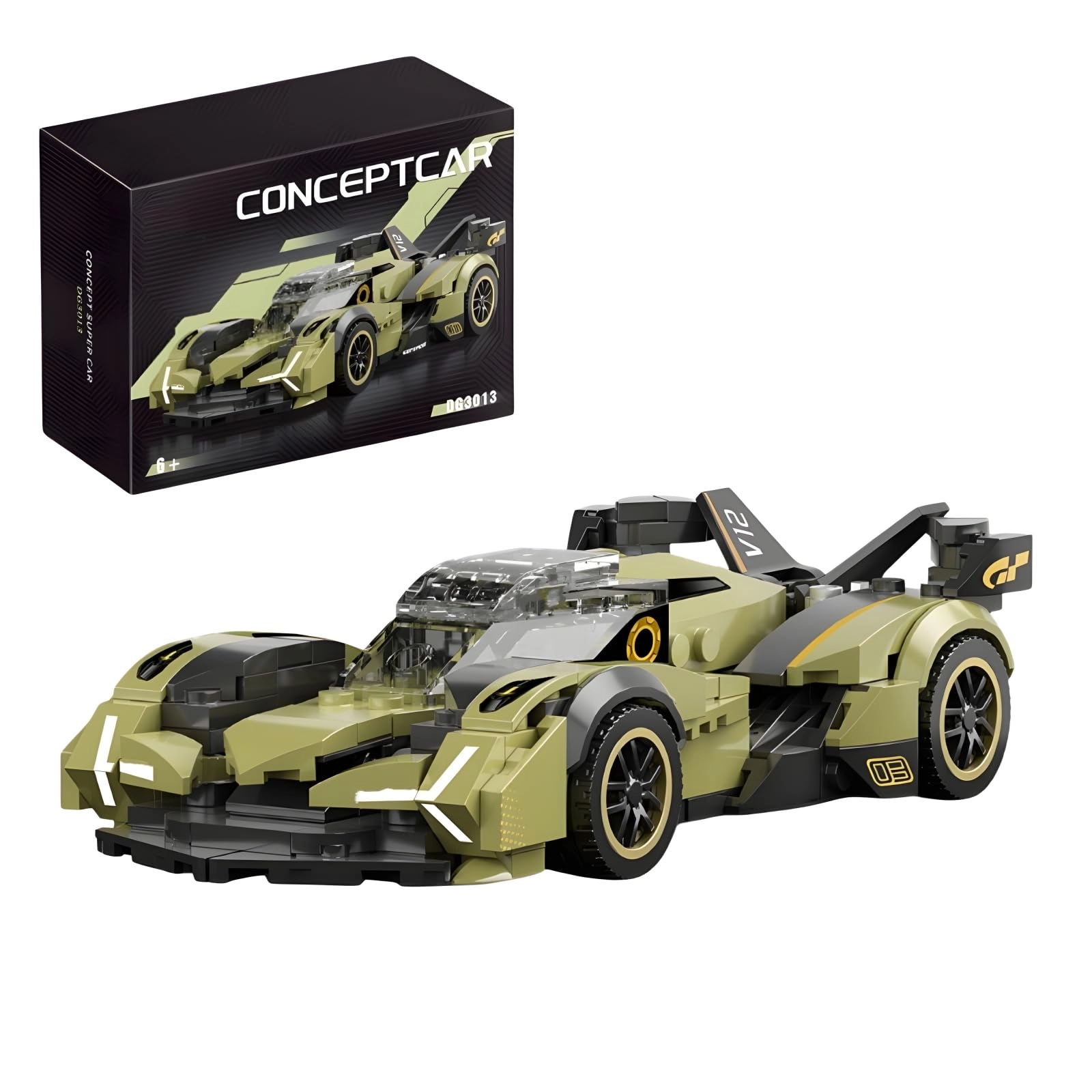 PlayExquizen Sports Car Building Block Kit - Car 262pcs