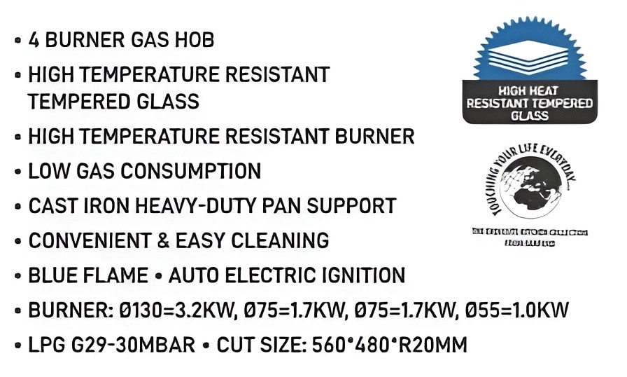 345496183401 Gas hob