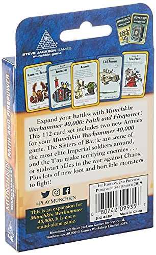 Munchkin Warhammer 40,000: Faith and Firepower - Card Game (Expansion)