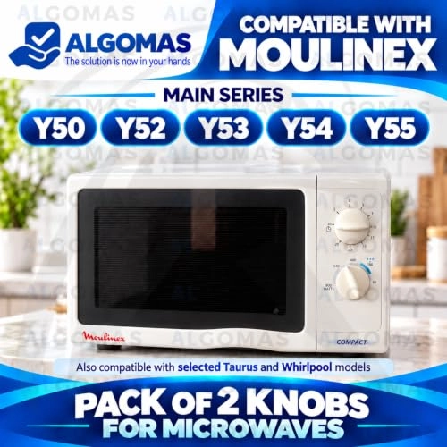 Universal Microwave Controls - Compatible with Moulinex and Whirlpool Analog Control Economy Pack