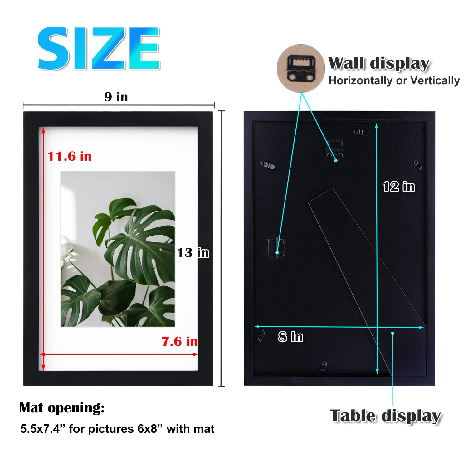 8x12 Picture Frames
