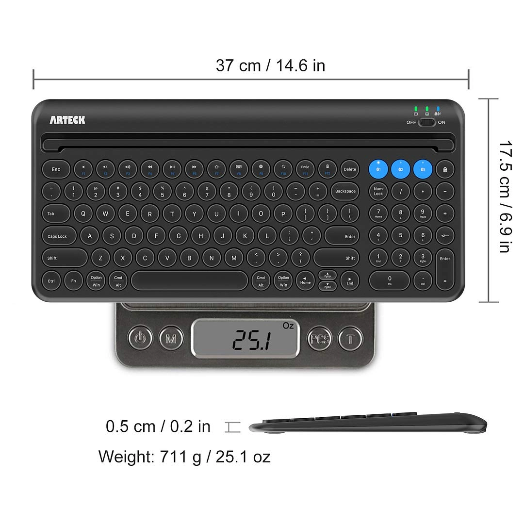 Universal Backlit Bluetooth Touch TV Keyboard - US Wireless