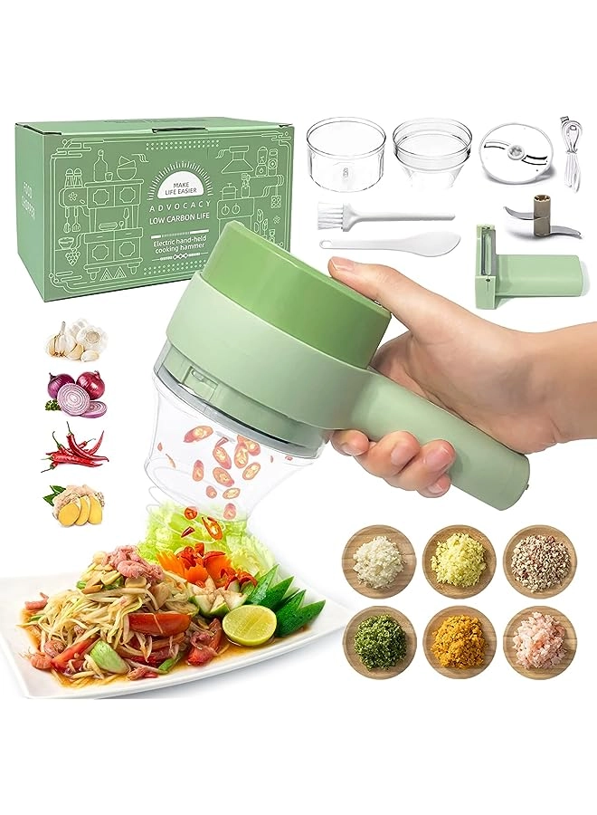 vesus Handheld Electric Vegetable Cutter - Portable Mini Wireless