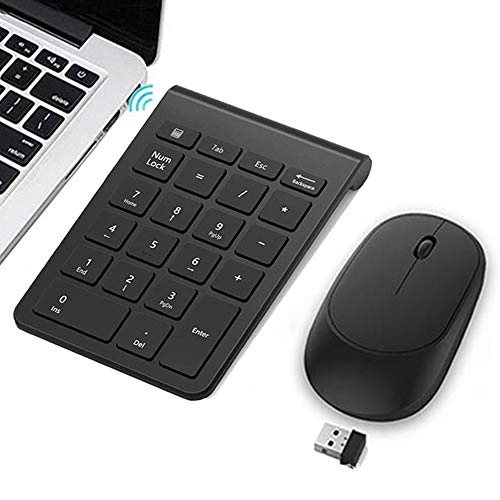 Wireless Number Pad - 22-Key + Mouse - 1600 DPl