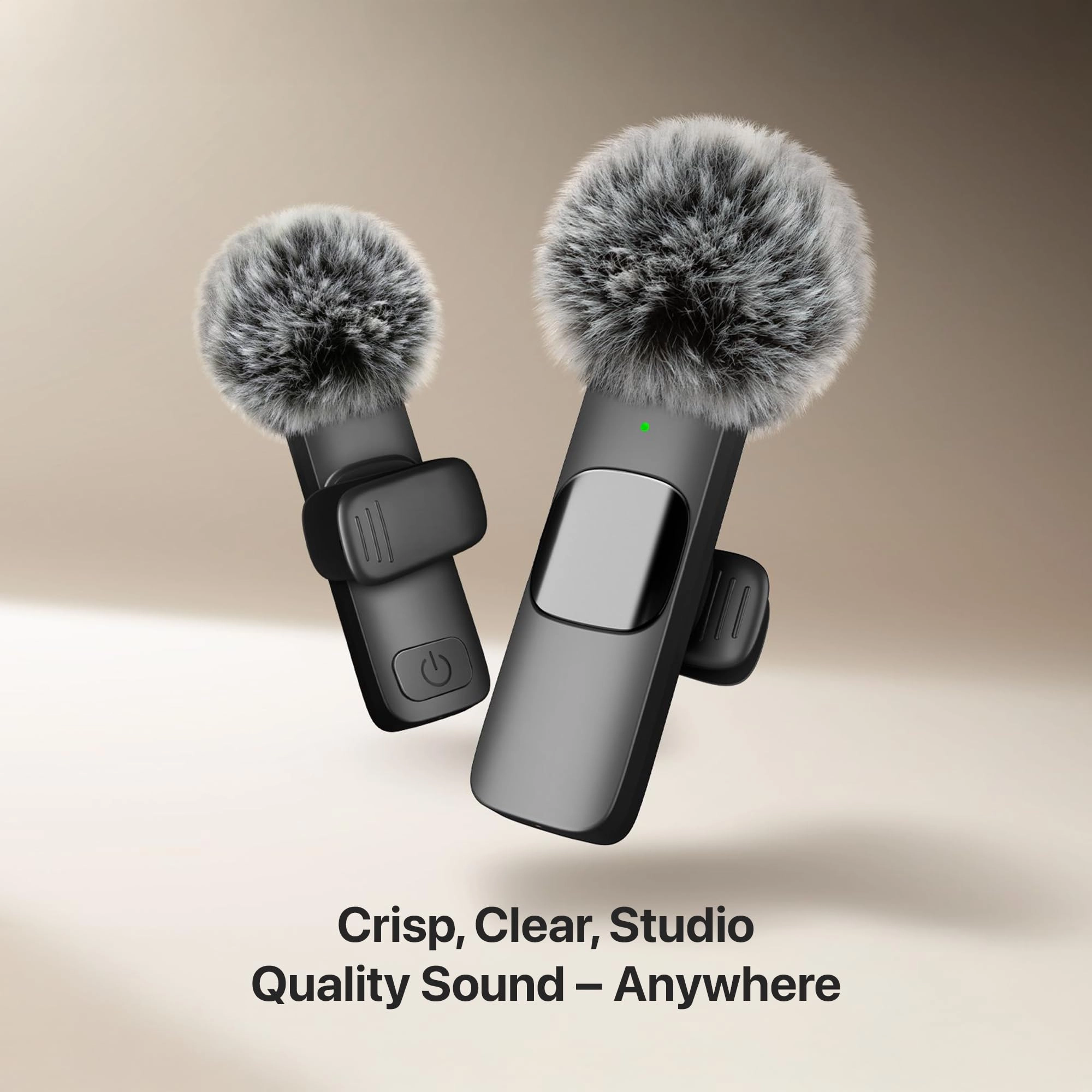 mini-mic-pro Wireless+Lightning+USB Microphone 2 Pack