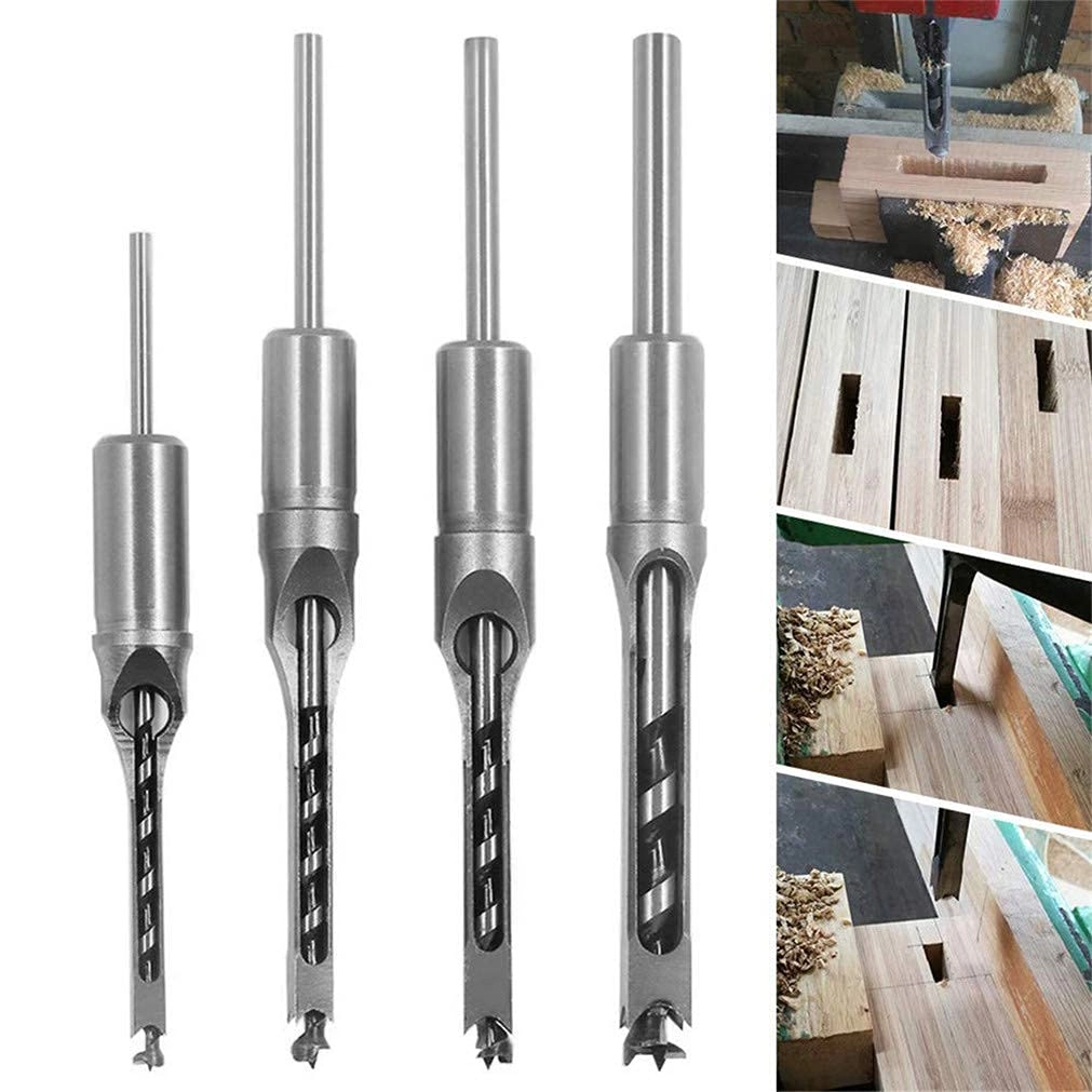 Square Hole Drill Bits - carbide 1/4 inch 5/16 inch 3/8 inch 1/2 inch