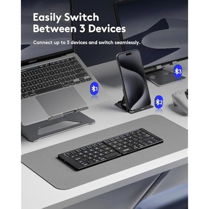 Foldable Bluetooth Keyboard - EN Wireless