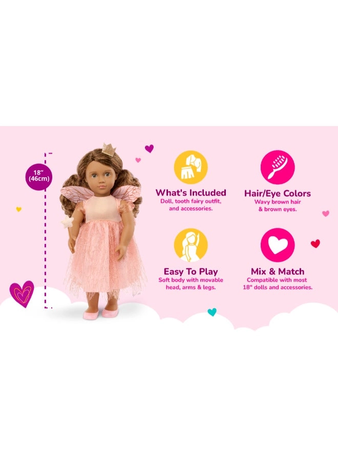Breena Tooth Fairy Fashion Doll Playset - 18-inch Ages 3+