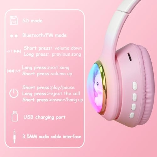 Kids Bluetooth Headphones Wireless Headphone