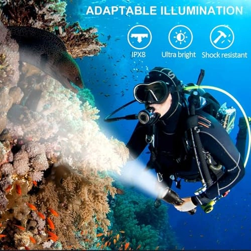 Scuba Diving Flashlight - 3600LM IPX8