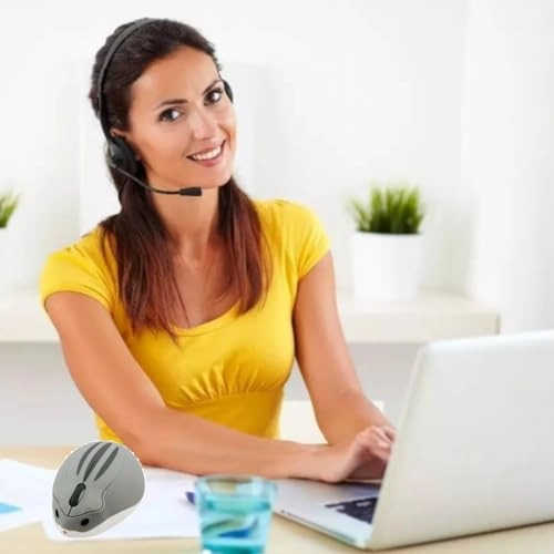 Kawaii Hamster Silent Optical Mouse - USB