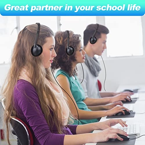 100 Pack School Headphones - Wired Headphone