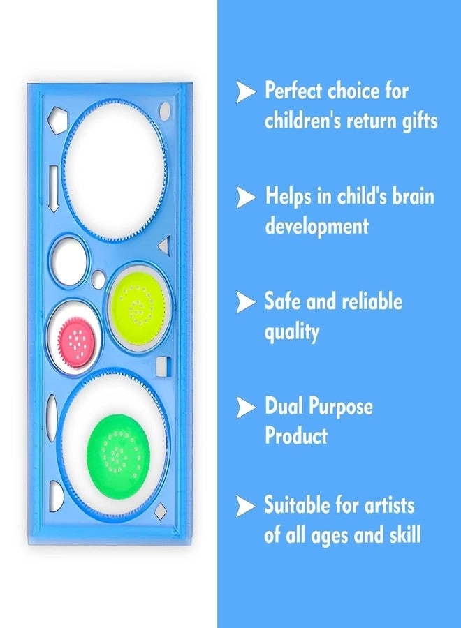 Designer Spirograph Ruler Set - 6+ years