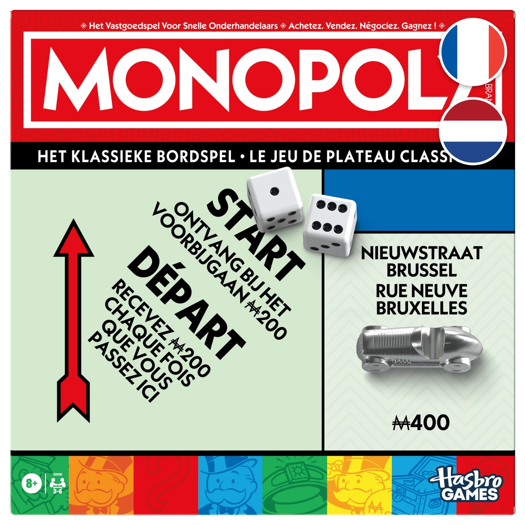 Hasbro Monopoly (Dutch, French)