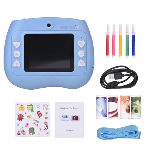 Instant Print Camera - 2 Lens 1080P 12MP