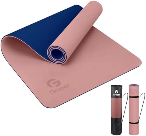 Gruper Yoga Mat - Eco Friendly 6mm 8mm