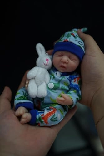 Eric Reborn Baby Doll - 7 Inch Silicone Boy Ages 3+