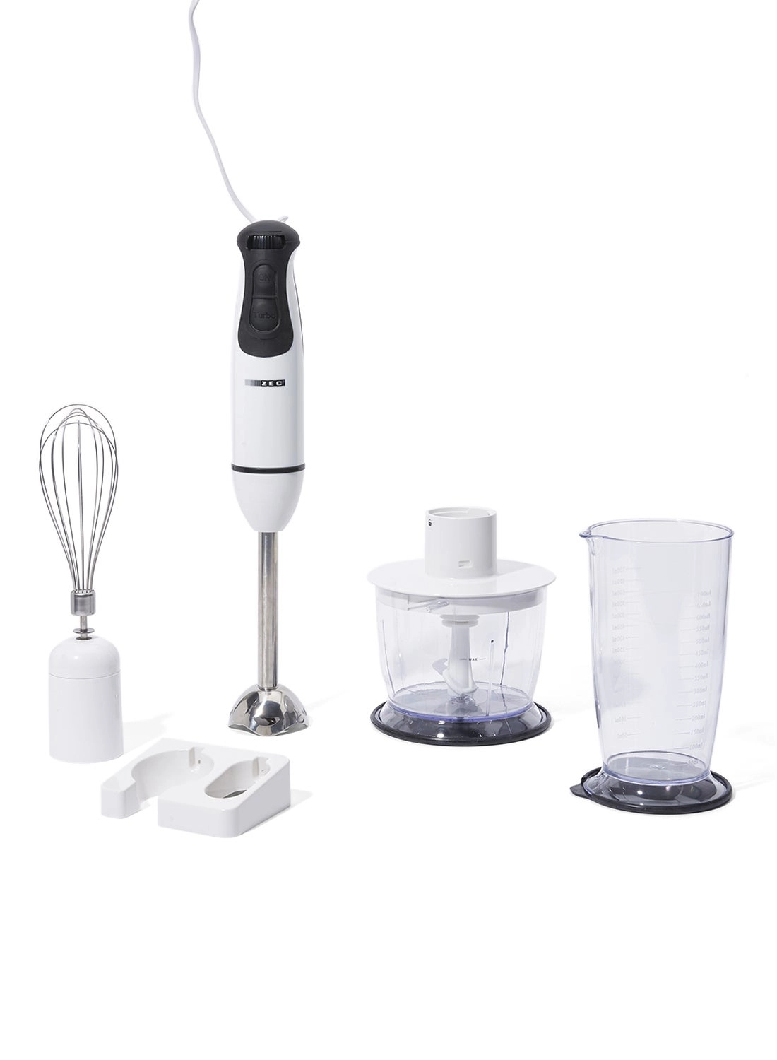 ZEC ZHB-650 - 3-in-1 White/Black/Clear Plastic