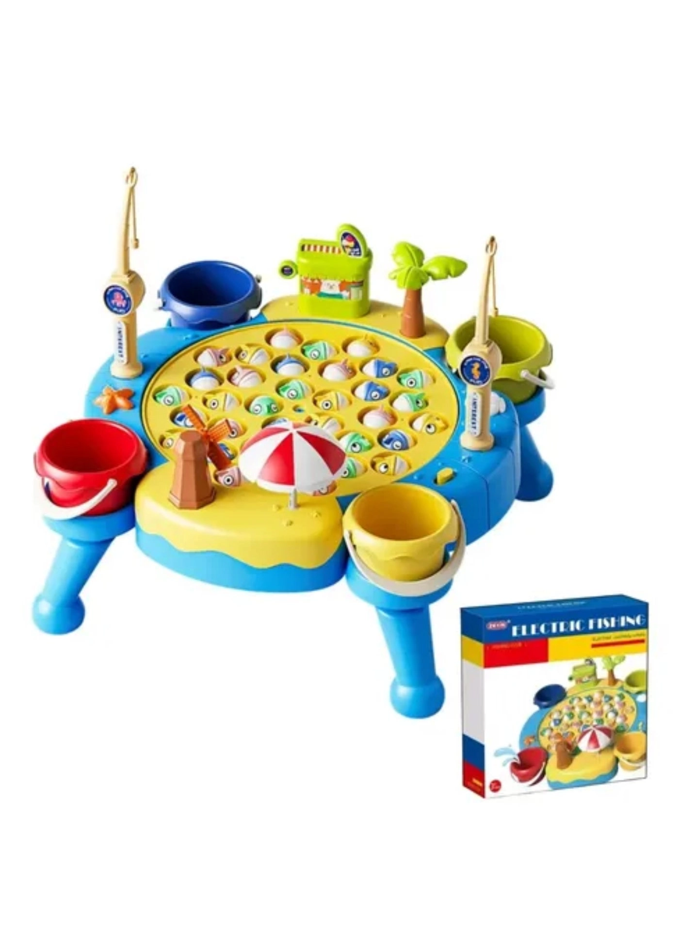 Aspire Books Electric Rotating Fishing Game - 3 years+