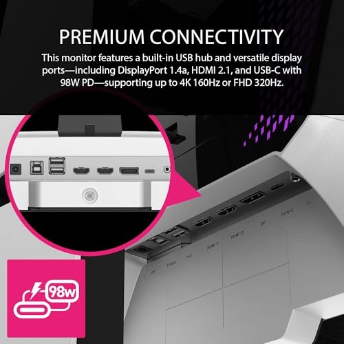 MPG 274URDFW E16M - 9S6-3CF09H-020 27 Inches 3840 x 2160