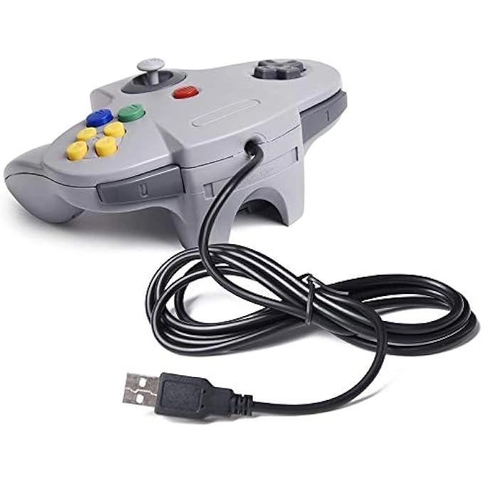 N64 Controller - BLACK/GRAY PC Pack