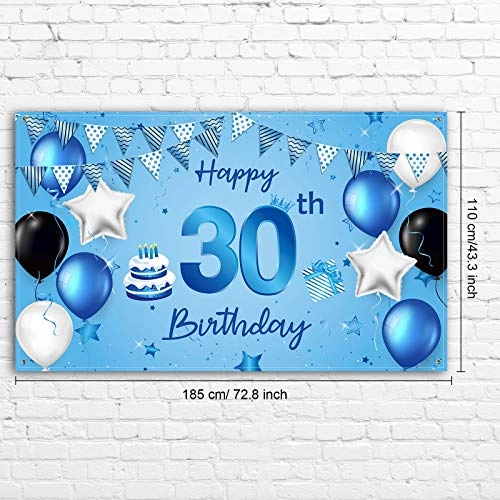 Sweet 16th Birthday Backdrop Banner