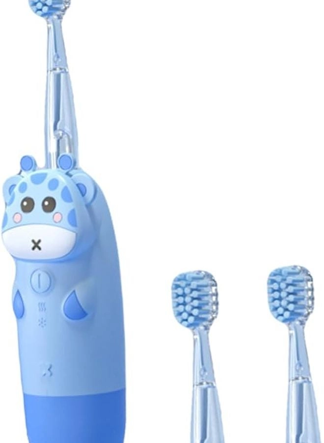GARVALON Sonic Electric Toothbrush - 4Pcs Pink USB Rechargeable Set