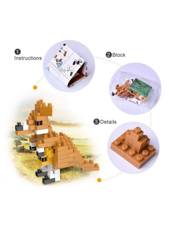 Mini Animals Building Blocks - Animals 12pcs