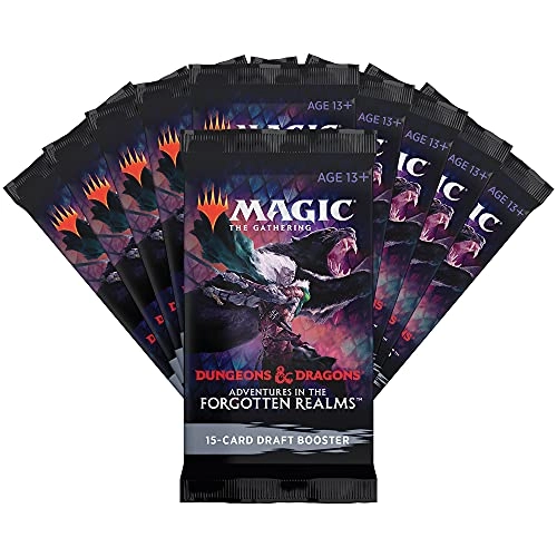 Adventures in The Forgotten Realms - 10 Draft Boosters 1 Collector Booster Gift Bundle
