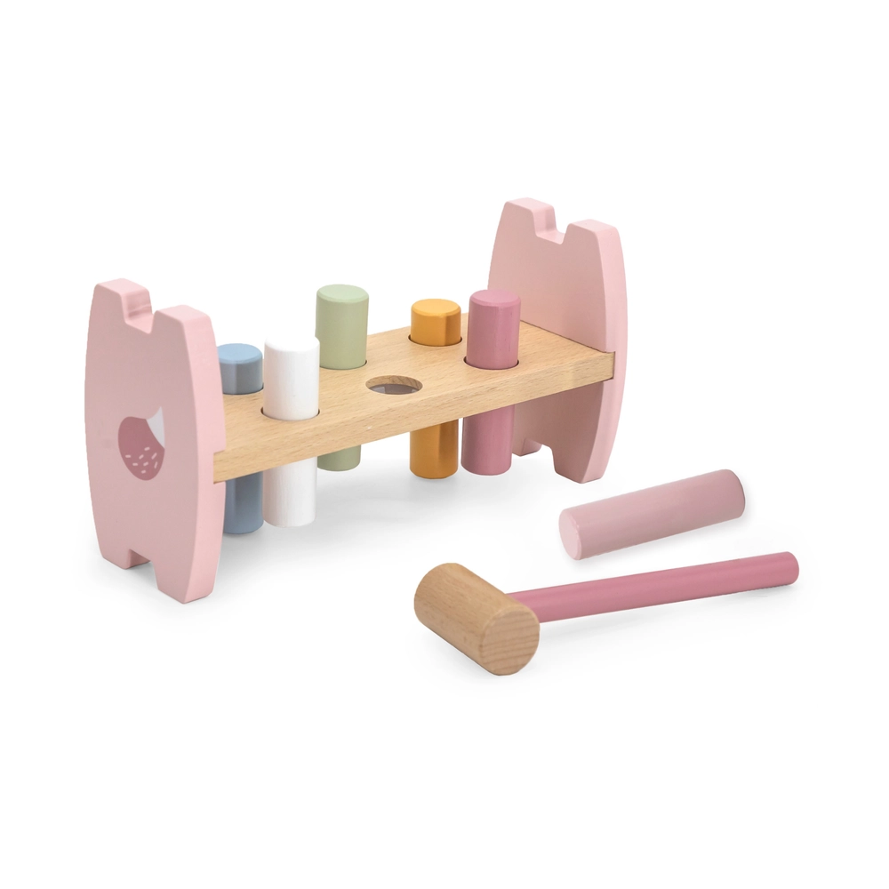 Fox Stacker And Pounding Bench Toy - Suitable for 12 months and above