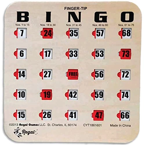 Bulk Bingo Cards - Sliding Windows Reusable Large Print
