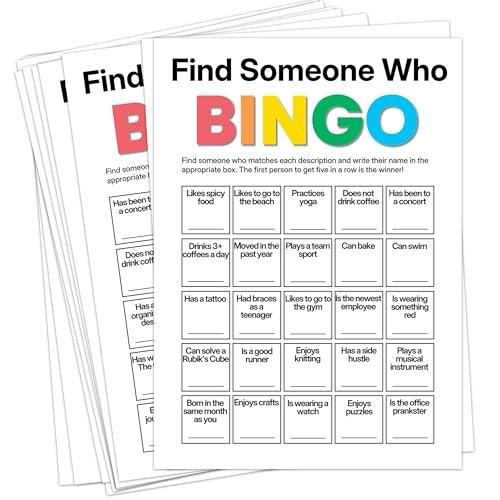 Office Bingo Cards - Adult 25