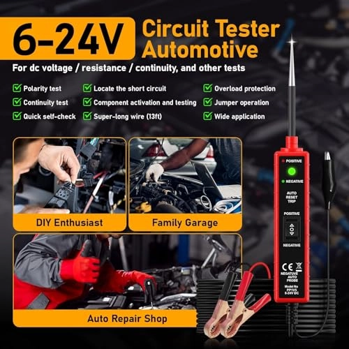 Automotive Circuit Tester - 6-24V DC