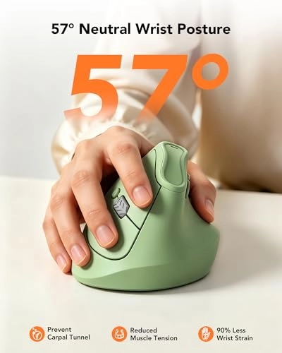 EM18 Ergonomic Vertical Mouse - Bluetooth