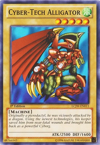 Yu-Gi-Oh! Cyber-Tech Alligator LCJW-EN011 - Legendary Collection 4: Joey's World 1st Edition