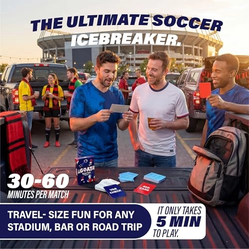 Goat Soccer Trivia Card Game - English Adult