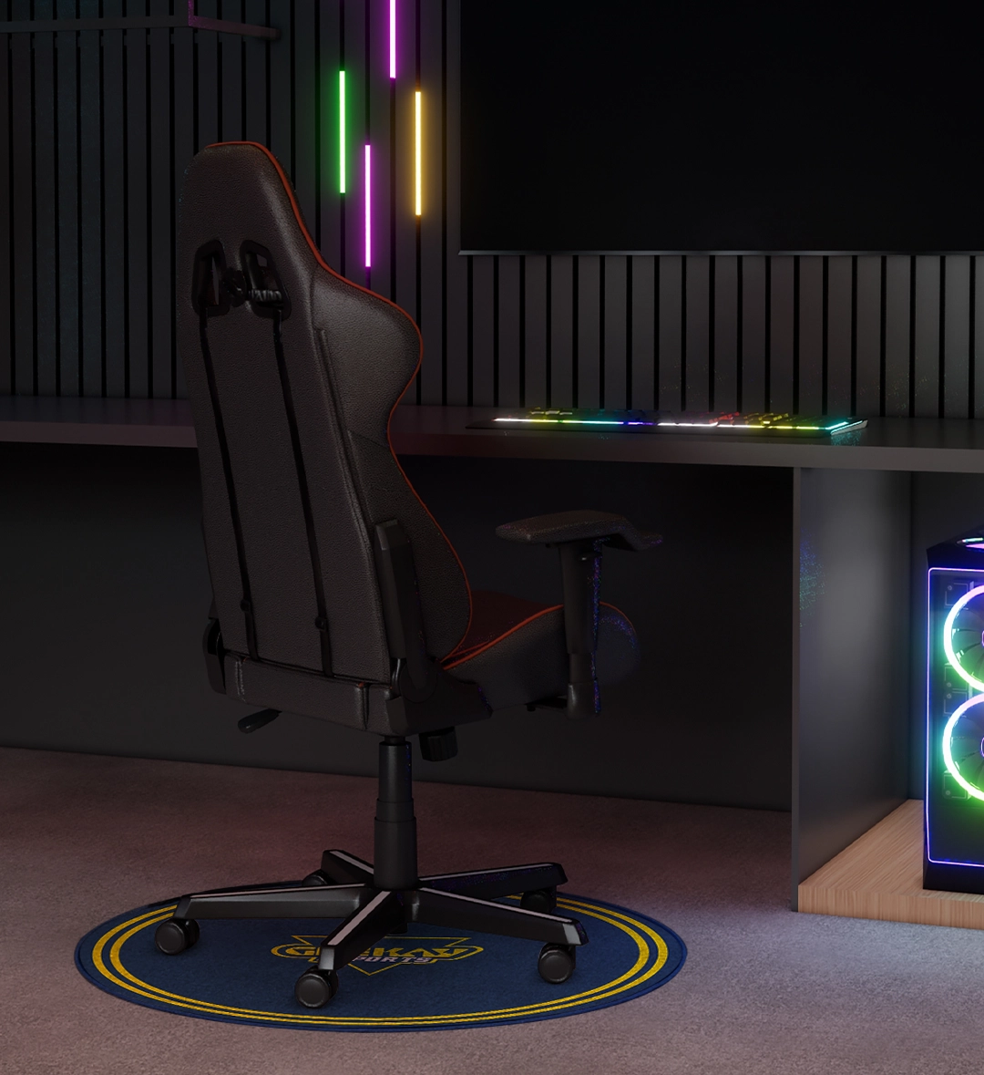 Graffiti Polyester Gaming Mouse Pad - 80x30 cm