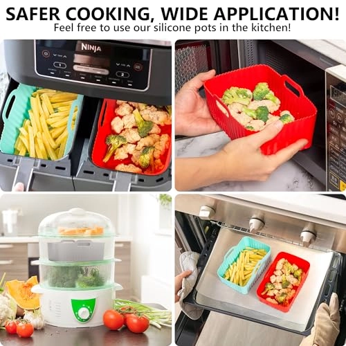 Airfryer Silicone Liners - Silicone 2 Pack