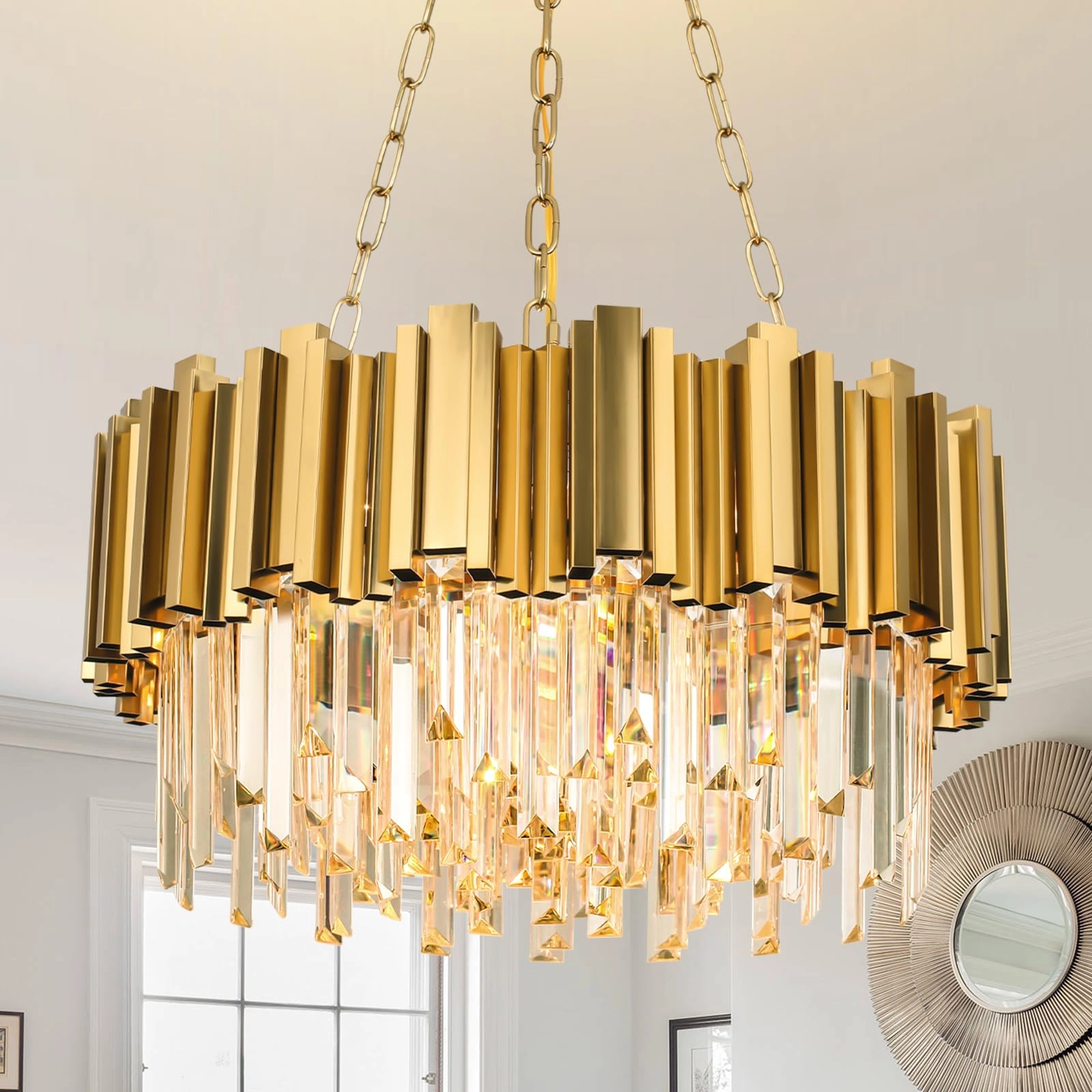 AKDXIRUN Crystal Chandelier